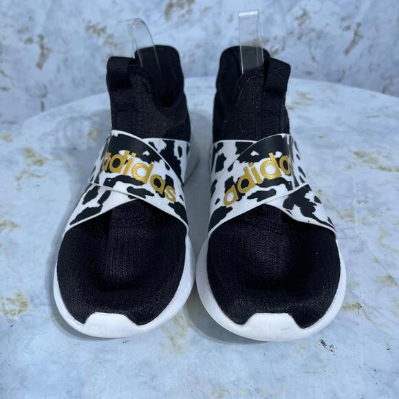 Adidas Puremotion Adapt Womens Sz 7.5 Running Shoes Black White Athletic Sneaker - Picture 3 of 11